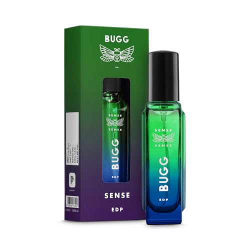 Image of BUGG Sense By Riya Perfume for Men | 20 ml | Long Lasting | Leathery, Oud & Saffron Scent | Ideal Gift For Men | Fragrance Spray | Eau De Parfum
