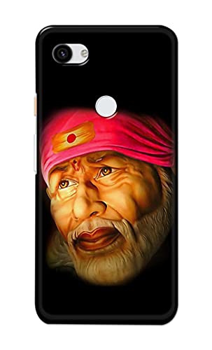 Image of PRINTFIDAA Sai Baba Lord Shiridi Great God Hinduism Religious Hard Back Cover for Google Pixel 3A, G020A, G020E, G020B Back Cover -(P6) KAT1002