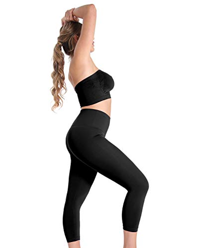 Image of SlimMe High Waisted Shapewear Leggings, Tummy Control Compression
