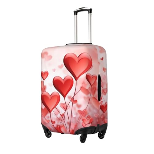 Abstract Heart Print Luggage Suitcase Covers Elastic Washable Luggage Protector Luggage Covers For Suitcase2