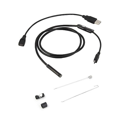 Cámara Endoscópica HD De 7MM, Inspección por Boroscopio Móvil, For Coches Industriales, Micro USB Imágenes Más Claras Inspecciones Precisas