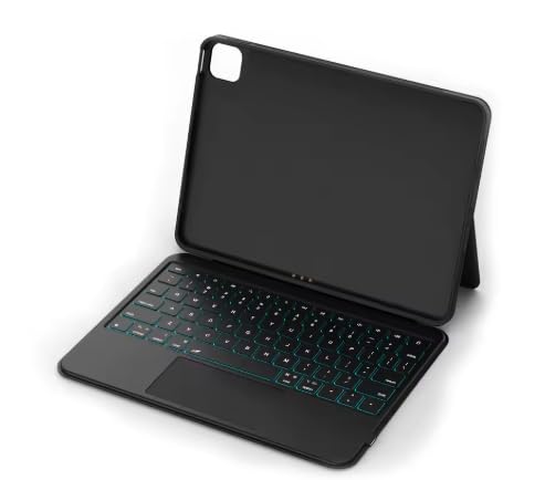 Funda magnética inteligente con teclado para iPad Pro anticaídas y ligera