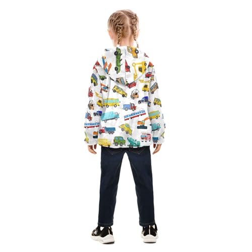 Image of Boys Fleece Jacket Hooded Autumn Winter Long Sleeve Thick Warm Outerwear;3-10 Years Kids Cute Fuzzy Jacket