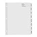 Avery Big Tab Printable Large White Label Dividers for 3 Ring Binders, 8 Tabs per Set, White, Great for Office Supplies, School Supplies, Organizing, and More (20 Sets of 14441)