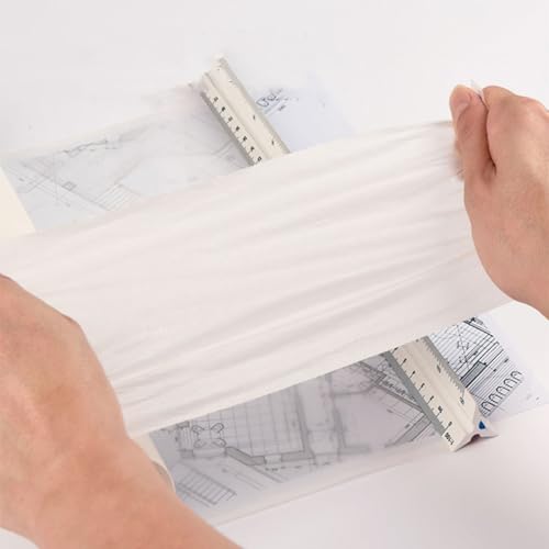 Papier calque de rédaction architecturale de 30,5 cm pour plans et tracés nets