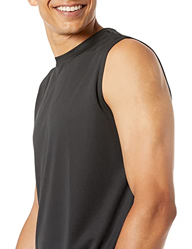 Image of Amazon Essentials Men's Gym Tank Tops, Moisture-Wicking Dry Fit Breathable Muscle Shirts, Pack of 2