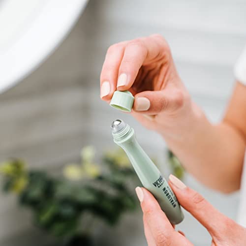 Victoria Beauty Eye Serum Roller with Niacinamide, Hyaluronic Acid, Polyglutamic Acid and Aloe, for Dark Circles Puffy Eyes - Image 4
