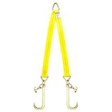 SENKEYFE Tow Straps V Bridle, 3' x 36' Recovery V-Strap with 15' J Hooks and T-J Hooks, 5400LBS J Hook and Mini Datsun Recovery Bridle, Towing Strap with Hook for Wrecker, Rollback, Car Hauler