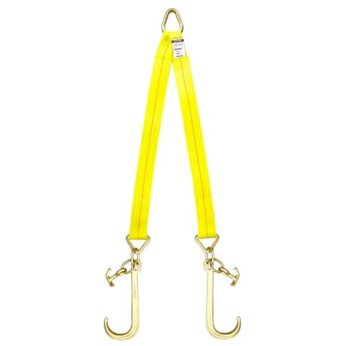 SENKEYFE Tow Straps V Bridle, 3" x 36" Recovery V-Strap