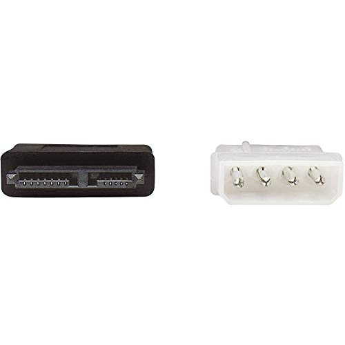 Cable SATA Slimline 12 pulgadas con conector Molex y SATA miniatura 3