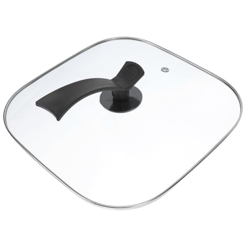 Tapa para olla multifuncional de vidrio templado de 30cm con orificio de vapor 2