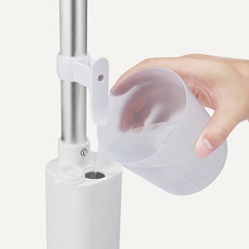 Amazon Basics Mopa a Vapor para Limpieza de Suelos Duros con Depósito de 450ml, Cable de 6m, 3 Almohadillas Lavables, Blanco - imagen 3