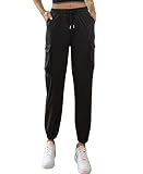 SOGNO D'ORO Damen Jogginghose Cargohose Sporthose Quick Dry Laufhosen Traininghose High Waist Freizeithose Sweatpants für Frauen Leichte Soft Damen Sommer Hosen