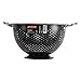 GoodCook Gourmet Colander, 5qt capacity, Stainless Steel with Handles and Elevated Pedestal Foot, Bold Black