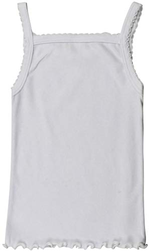 Image of ToBeInStyle Girl's 4 Pack Ruffle Hem Spaghetti Strap Tank Tops