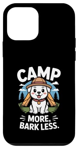 Camp More Bark Less Dog �L�����v �A�h�x���`���[ �A�E�g�h�A �X�}�z�P�[�X iPhone 12 mini �p