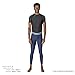 Sanabul Essential Compression Tights Men No Gi Jiu Jitsu Spats - Navy Blue, X-Large