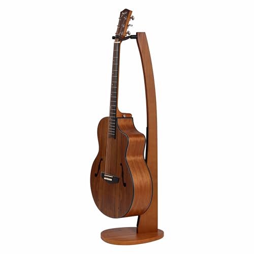 Nefelibata Support de guitare en bois - Fabriqué à la main - En frêne allemand massif - Design...