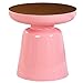 Stolik końcowy Stolik nocny Stolik nocny Mini stolik nocny do sypialni Mały stolik damski Prosty mały okrągły stolik Różowy stolik nocny (7 kg) Kreatywny (kolor: biały) (różowy), szafka