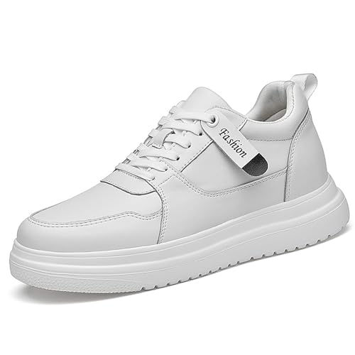 Dasongff Chaussures Rehaussantes Homme Talon de 6cm/4cm/8cm/10cm Chaussures élévatrices à Hauteur Invisible Chaussure de Marche Tennis Sport Golf Antistatique...