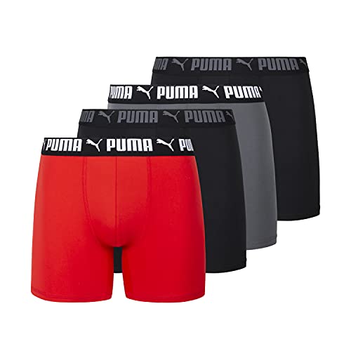 Image of PUMA Men's 4 Pack Performance Boxer Briefs