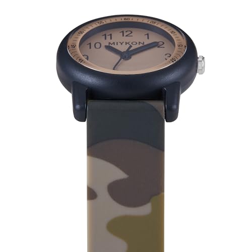 Image of Miykon Kids Watches for Boys and Girls - Educational Time-Telling Gift for Kids Aged 3-15, Toddlers, Preschoolers, and School-Aged Children - Easy to Read Analog Watch, Soft Resin Band, Japanese Quartz, 100M Water Resistant