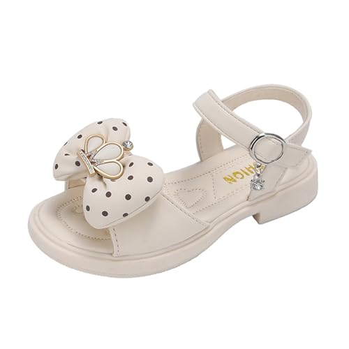 IWIHMIV Toddler Girl Summer Sandals Cute Non Slip Girl Slide Sandals Open Toe Flat Thick Heel Dress Shoes