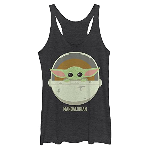 Débardeur Mandalorian pour femme : style Racerback noir imprimé The Child