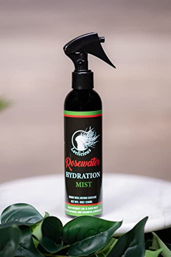 LOCLICIOUS Hidratante Mist de Agua de Rosas para Cabello 8oz miniatura 3