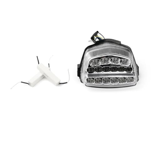 Feu arrière moto LED avec clignotants pour CBR1000RR 2008-2012, idéal pour vos sorties de nuit