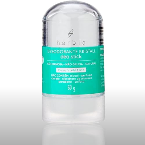 Desodorante Kristall Deo Herbia Stick 60g Natural e Vegano