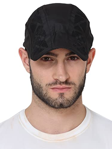 FABSPORTS Quick Dry Caps/Hats for Men & Women, Ideal for Outdoor Sports with UV Protection, Adjustable Size(56-59 cm), Light Weight