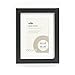 Price comparison product image wilko Black Photo Frame, Portrait or Landscape, Glass Cover Removable Mount, Flip-out Stand, 8 x 6 inch