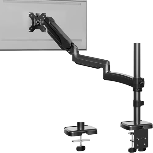 ErgoFocus Long Arm Monitor Mount, 13 to 32 inch Computer Desk Mount, Extra Long Adjustable Stand,...