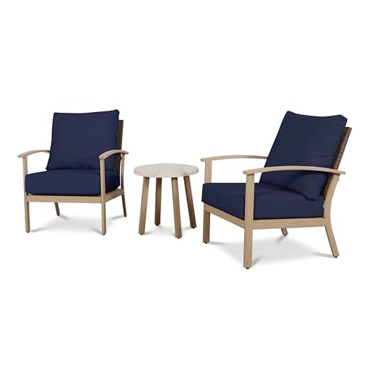 Compact Outdoor 3-Piece Patio Set