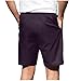 Men's Casual Shorts Button Fly Loose Fit Cargo Pant with Pocket Fashion Solid Comfort Everyday Work Shorts 2026 Purple