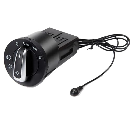 Toiumops Headlight Switch for VW Polo MK4 9N 9N3 Vivo 2002-2009, Headlight Switch Light 3BD941531/1C0941531