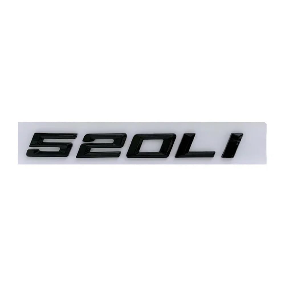 YTQMoreBNZ YYDStes ABS Car Sticker Trunk Emblem Badge Fender Side Decals Compatible With BMW 520Li 528Li 530Li 730Li 740Li 750Li