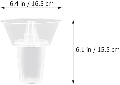 Miniatura 4 de HEMOTON Recipientes para cupcakes Cuenco para papas fritas 5 juegos de papas fritas, aperitivos, pasteles, postres para llevar, para bebidas,