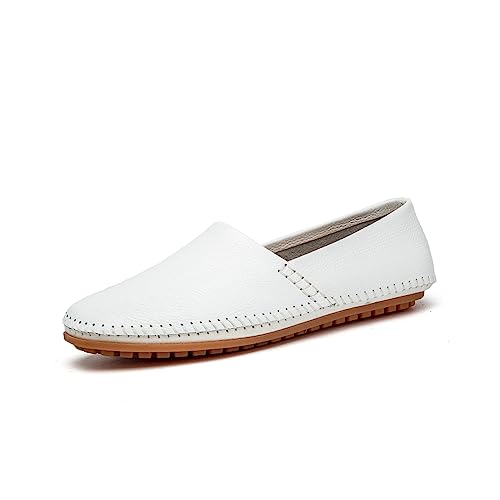Mocasines de cuero para hombre que evitan el cansancio al caminar