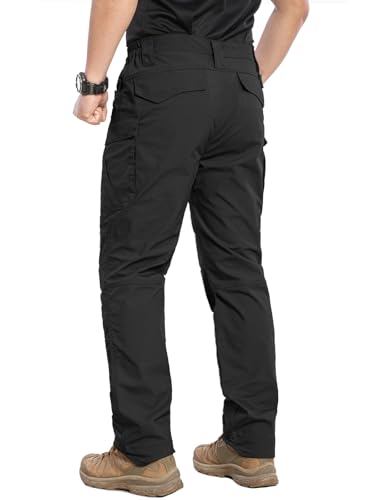 NAVEKULL Men's Flex Tactical Pants Ripstop Stretch Work Cargo Pants Water Resistant Outdoor EDC Hiking Pants3
