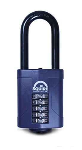 Squire Locks CP60 2.5 Heavy Duty Recordable Combination Padlock, Black