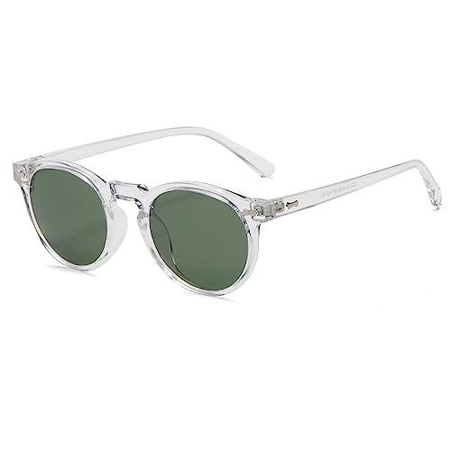 Image of Vintage Polarized Sunglasses for Men Women Round Retro Classic Fashion Eyewear UV400 Protection Sun Glasses