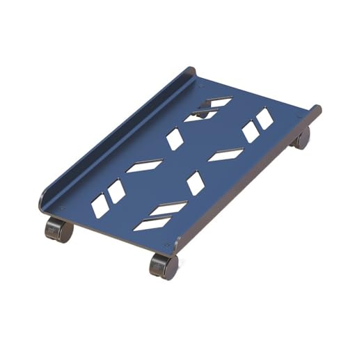 Soporte para CPU metálico resistente con ruedas giratorias para PC, móvil y estable para alfombra, accesorios para torre de PC para gaming miniatura 1