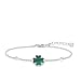 Produktbild Thomas Sabo Damen-Armband Kleeblatt Glam & Soul 925 Sterling Silber Länge von 16 bis 19 cm A1766-478-6-L19v