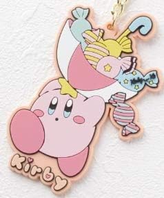 Amazon Its Demo 星のカービィ カービィ ラバーキーリング キーホルダー ラバスト Pupupu Candy柄 イッツデモ アニメ 萌えグッズ 通販