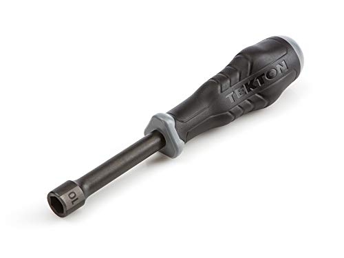 Image of TEKTON 10 mm High-Torque Black Oxide Blade Nut Driver | 26888 | Made in USA