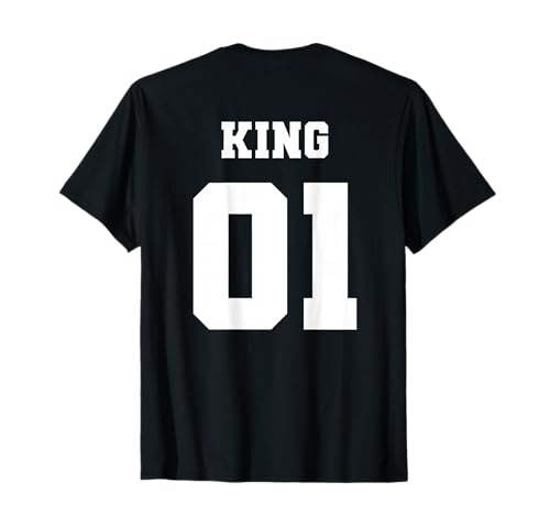 T-shirt pour partenaire, partenaire, amoureux, King Queen 01 T-Shirt
