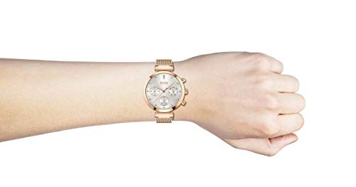 Hugo Boss Montre Ip Rosé Cadrans Femmes Flawless 1502553 - vue 5