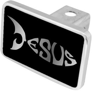 Eurosport Daytona- Compatible with -, Jesus Fish - Hitch Cover